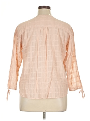 Garnet Hill 3/4 Sleeve Blouse (view 2)