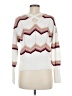 Assorted Brands 100% Acrylic Chevron-herringbone White Pullover Sweater Size M - photo 2