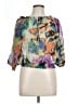 Sunny Leigh 100% Polyester Green 3/4 Sleeve Blouse Size L - photo 1