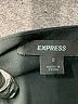 Express 100% Nylon Solid Black Formal Skirt Size 2 - photo 4
