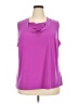 Calvin Klein Purple Sleeveless Blouse Size 2X - photo 1