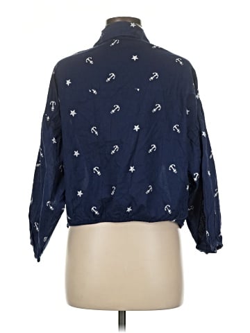 Hanna & Gracie 3/4 Sleeve Button-Down Shirt (view 2)