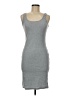 Unbranded Solid Gray Casual Dress Size M - photo 1