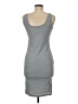 Unbranded Solid Gray Casual Dress Size M - photo 2