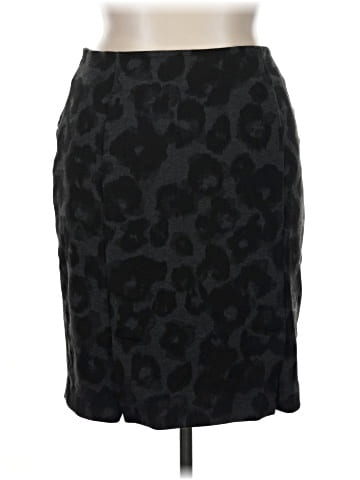 MICHAEL Michael Kors Faux Leather Skirt (view 2)