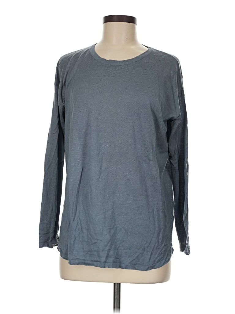 Pre-owned H&m Long Sleeve T-shirt In Gray