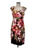 db established 1962 Floral Brown Cocktail Dress Size 6 - photo 1