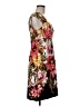 db established 1962 Floral Brown Cocktail Dress Size 6 - photo 4