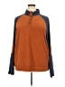 Unbranded 100% Polyester Color Block Orange Long Sleeve Polo Size XXXL - photo 1