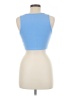 Shein Blue Sleeveless Top Size 6 - photo 2