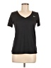 Nike 100% Polyester Black Active T-Shirt Size M - photo 1