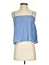 DKNY Blue Sleeveless Blouse Size S - photo 1