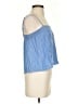 DKNY Blue Sleeveless Blouse Size S - photo 4