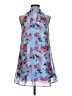Speechless 100% Polyester Floral Blue Cocktail Dress Size XS - photo 1