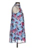 Speechless 100% Polyester Floral Blue Cocktail Dress Size XS - photo 4
