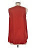 Simply Vera Vera Wang 100% Polyester Red Sleeveless Blouse Size M - photo 2