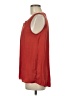 Simply Vera Vera Wang 100% Polyester Red Sleeveless Blouse Size M - photo 5