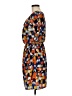 AB Studio 100% Polyester Print Orange Cocktail Dress Size 6 - photo 5