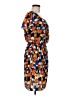 AB Studio 100% Polyester Print Orange Cocktail Dress Size 6 - photo 4