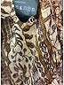 Zimmermann 100% Silk Animal Print Brown Long Sleeve Silk Top Size 10 (3) - photo 8