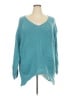 Unbranded 100% Polyester Teal Pullover Sweater Size 5X - photo 1