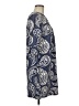 Aryeh Paisley Blue Casual Dress Size M - photo 4