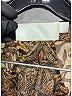 Zimmermann 100% Silk Animal Print Brown Long Sleeve Silk Top Size 10 (3) - photo 6