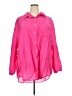 Unbranded 100% Polyester Pink 3/4 Sleeve Blouse Size 5X - photo 1