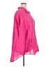 Unbranded 100% Polyester Pink 3/4 Sleeve Blouse Size 5X - photo 4