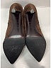 Prada 100% Leather Solid Brown Ankle Boots Size EU 37 1/2 - photo 9
