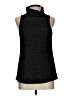 David Lerner Black Sleeveless Blouse Size L - photo 1