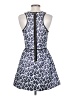 Topshop Animal Print Blue Cocktail Dress Size 4 - photo 2