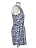 Topshop Animal Print Blue Cocktail Dress Size 4 - photo 4