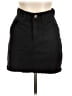 LASULA 100% Cotton Solid Black Denim Skirt Size 10 - photo 1