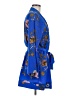 Wet Seal 100% Polyester Blue Kimono One size - photo 4