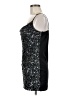 Cosmo 100% Recycled Polyester Silver Cocktail Dress Size L - photo 5