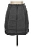 Free People Solid Gray Denim Skirt Size 2 - photo 2