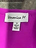 Veronica M. Purple Short Sleeve Blouse Size M - photo 7