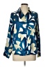 Assorted Brands 100% Polyester Print Blue 3/4 Sleeve Blouse Size L - photo 1