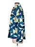 Assorted Brands 100% Polyester Print Blue 3/4 Sleeve Blouse Size L - photo 5