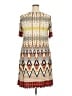 Rouge Print Ivory Casual Dress Size 3X - photo 2