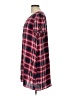 Bebop 100% Rayon Plaid Red Casual Dress Size L - photo 5