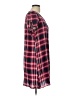 Bebop 100% Rayon Plaid Red Casual Dress Size L - photo 4