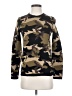 Michael Kors 100% Cotton Camo Green Brown Pullover Sweater Size XS - photo 1