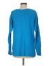 Talbots 100% Cotton Blue Pullover Sweater Size M - photo 2