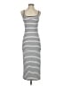 Shein Stripes Ivory Casual Dress Size 4 - photo 1