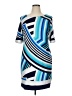 Karin Stevens Graphic Blue Casual Dress Size 16 - photo 1