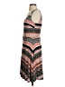 Ann Taylor LOFT 100% Polyester Print Orange Casual Dress Size 4 - photo 5