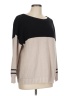 Unbranded 100% Cotton Color Block Tan Pullover Sweater Size L - photo 2
