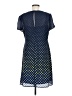 Donna Ricco 100% Polyester Polka Dots Blue Casual Dress Size 8 - photo 2